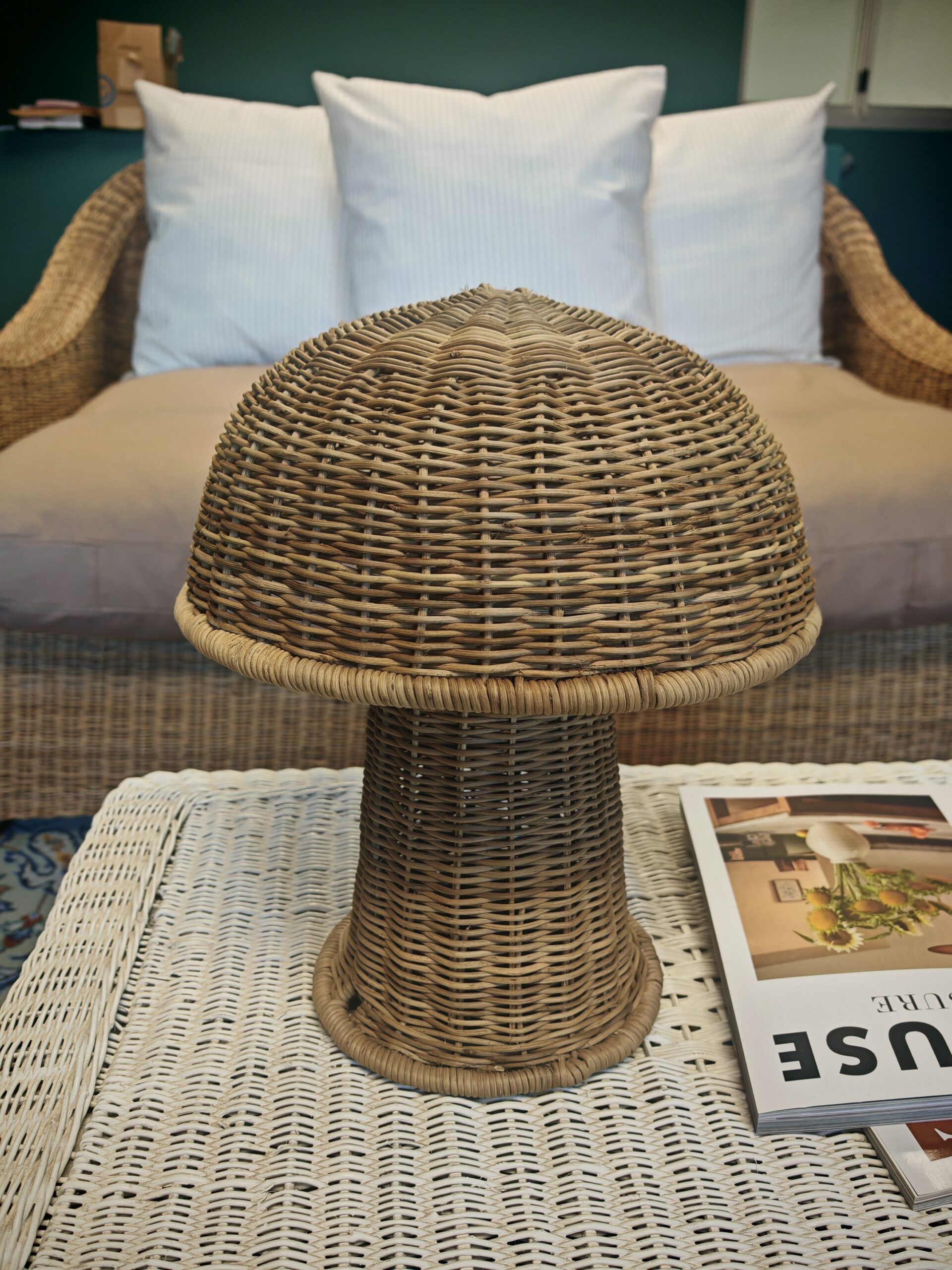The Bowa (Mushroom) Cane Lamp - Image 3