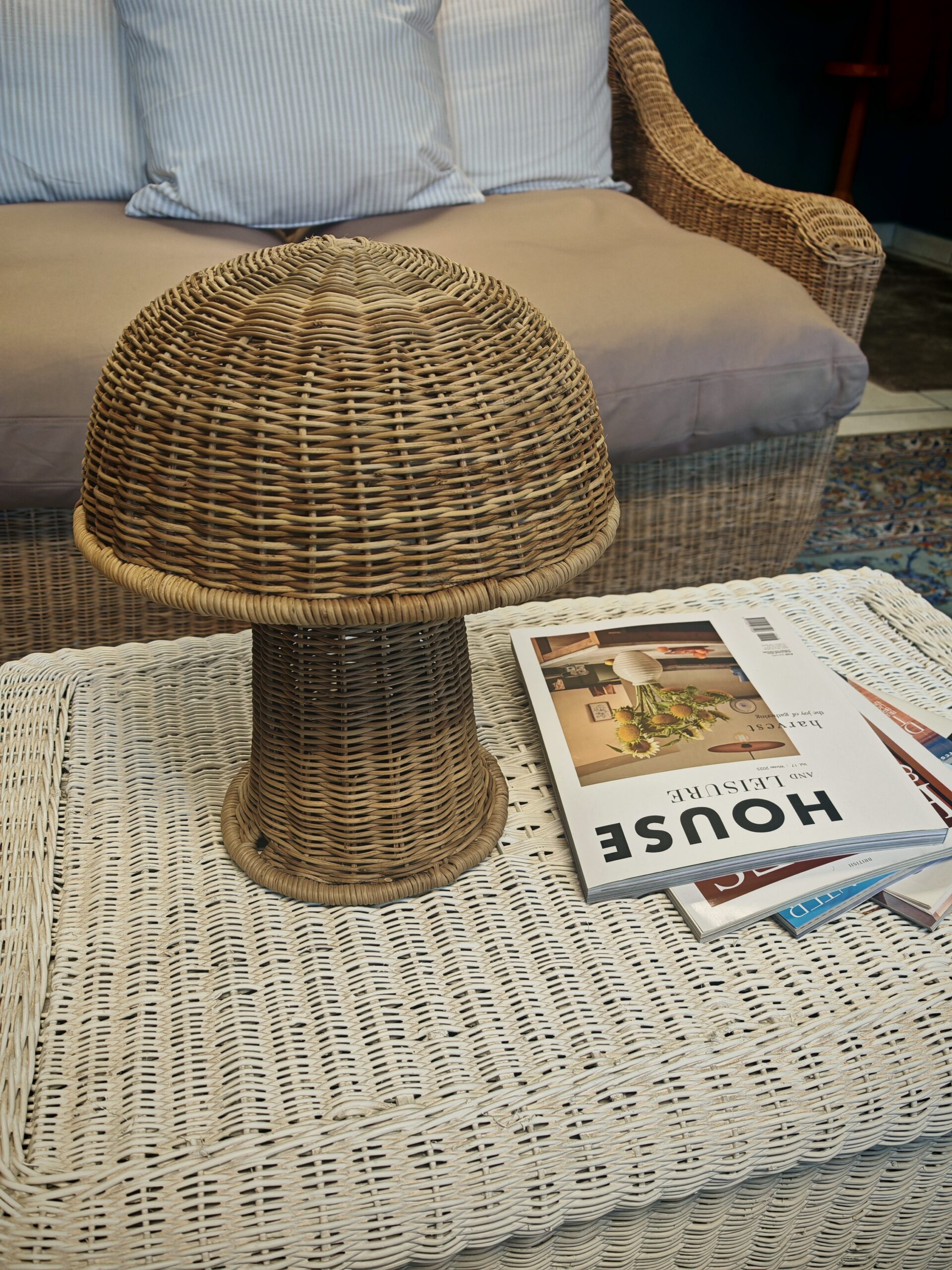 The Bowa (Mushroom) Cane Lamp - Image 4